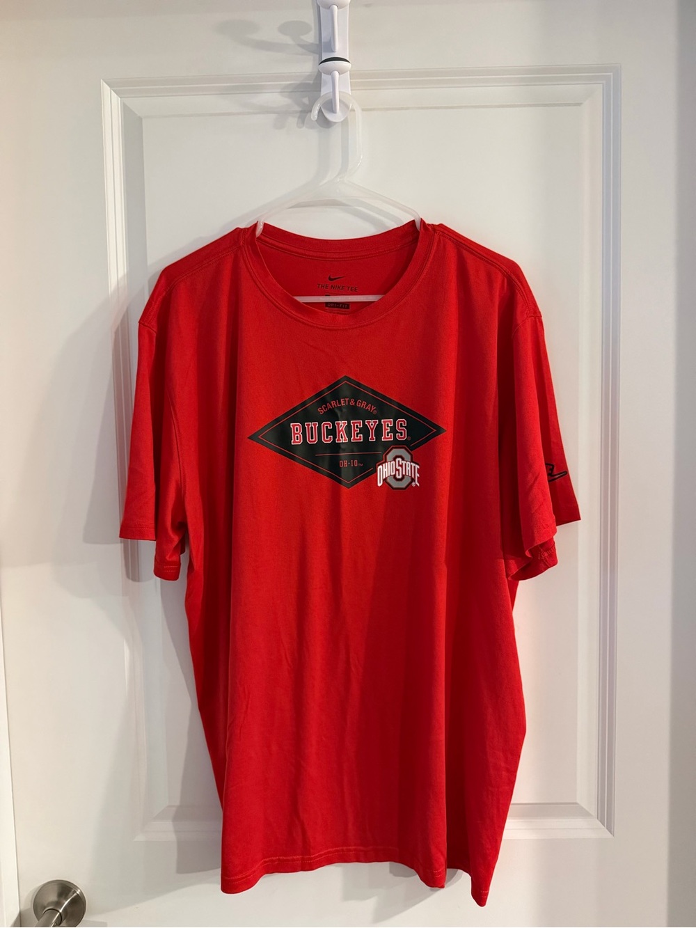 Nike Red Ohio State Buckeyes Graphic Short Sleeve Tee